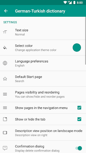 German - Turkish dictionary
