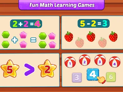 Free Math and English Learning Game for Kids