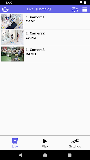 Android application i-PRO Mobile APP screenshort