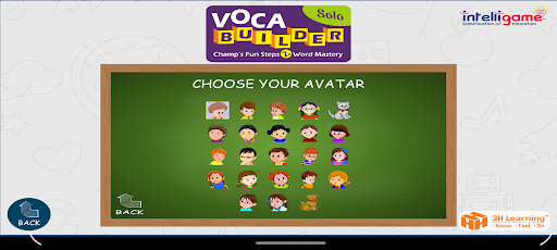 Voca Builder Solo Screen 2