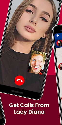 Lady Diana Fake Call & Chat Screen 2