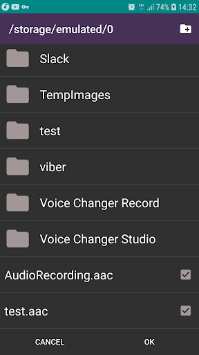 AAC to MP3 Converter Screen 2