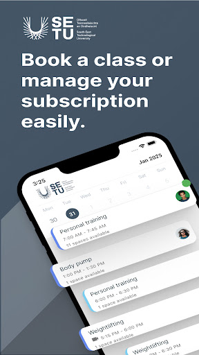 Android application SETU Carlow Gym screenshort