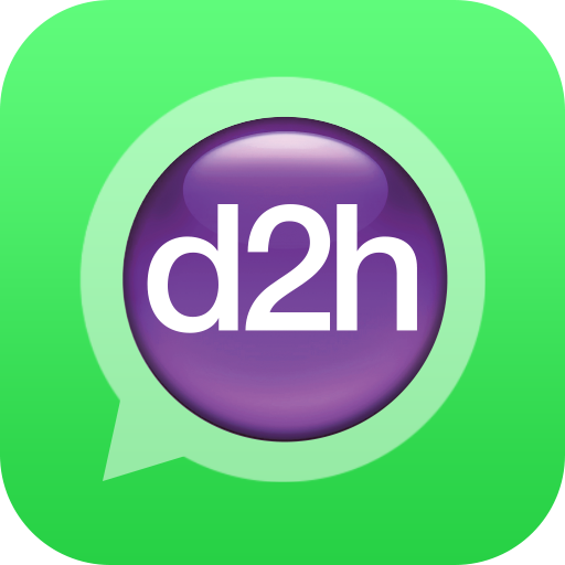 d2h Stickers logo