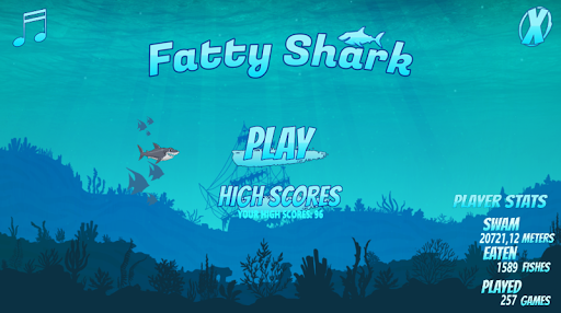 Android application Fatty Shark screenshort
