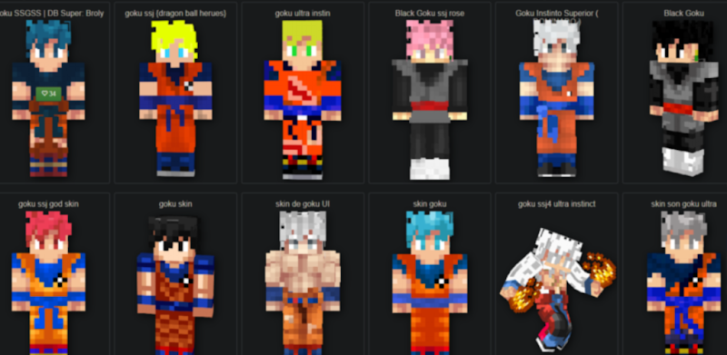 Mod goku Skin - Latest version for Android - Download APK