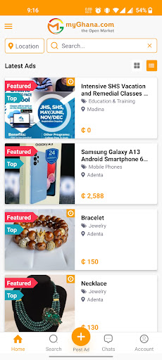 myGhana.com Screenshot 4 - AppWisp.com