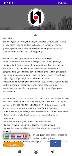 Yenice Ballistic Screen 3