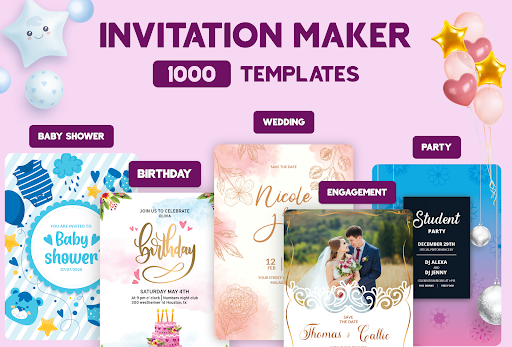 Android application Invitation Maker - Invite Card screenshort