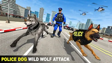 Police Dog Vs Wild Wolf Attack Survival City التطبيقات على Google Play
