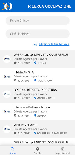 MyOrienta Screen 2