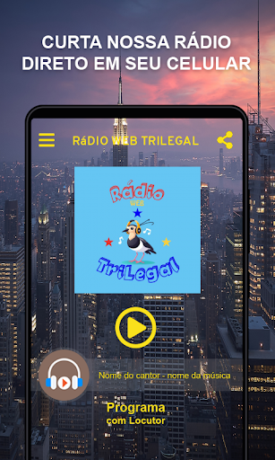 Android application Rádio Web TriLegal screenshort