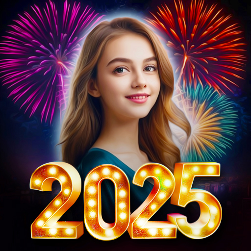 New Year photo frame 2025 Windows에서 다운로드