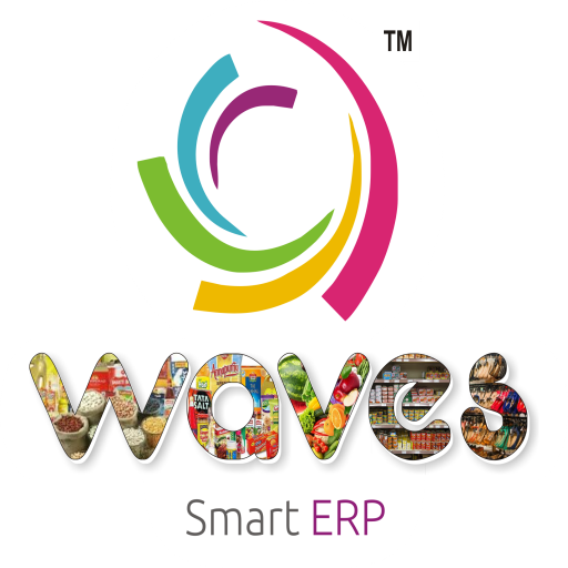 Waves ERP GST Billing app logo