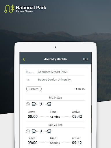 National Park Journey Planner