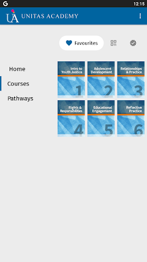 Android application Unitas Academy screenshort