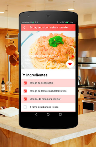 Vista previa de la aplicación