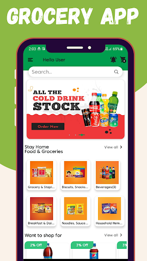 Android application India Ki Grocery screenshort