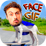 Cover Image of Скачать Face In Gif — создавайте гифки со своим лицом  APK