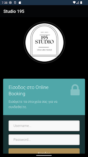 Android application Pilates Studio 195 screenshort