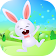 Happy Rabbit Bubble Fall Shooter icon