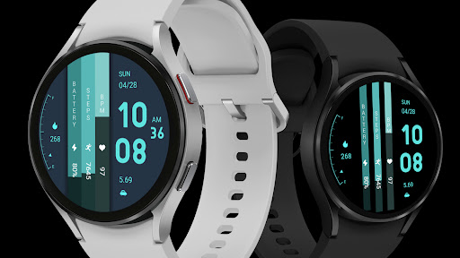 Flat Light Blue For Wear OS Screenshot 2 - AppWisp.com