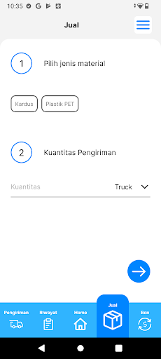 Android application Mitra Ecoloop screenshort