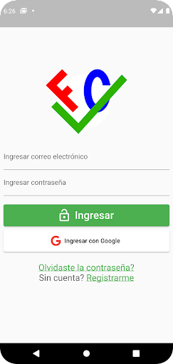 Android application FacilitoCONAREM screenshort