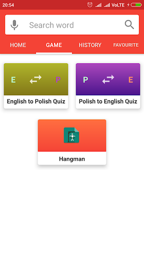 English To Polish Dictionary Screen 3