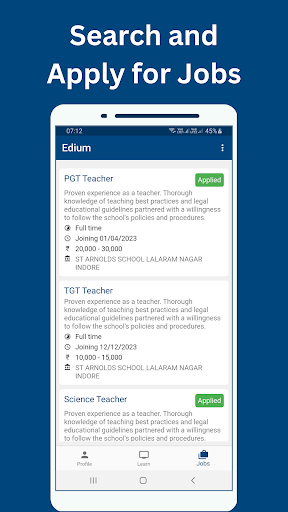 Edium: Teacher Jobs & Courses Screen 3