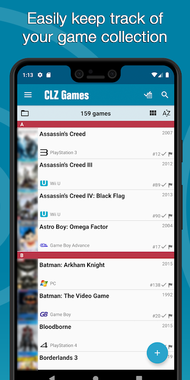 CLZ Games - catalog your games - 9.0.5 - (Android)