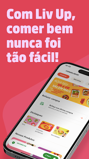 Android application Liv Up – Comida Saudável screenshort