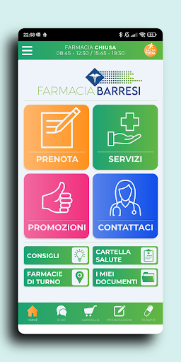 Android application Farmacia Barresi screenshort