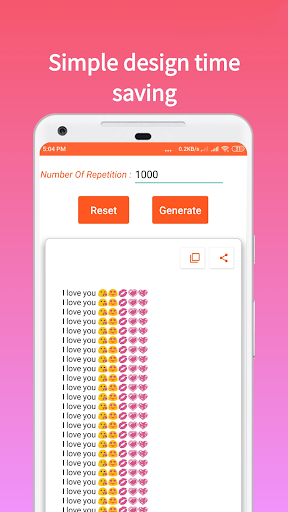 Text Repeater PRO Screen 3