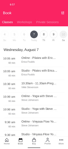 Hummingbird Pilates & Yoga Screen 2
