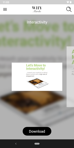 Android application WhyMarche screenshort