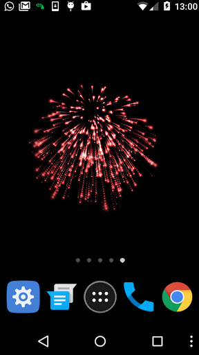 moving fireworks wallpaper Screen 2