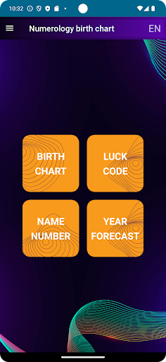 Android application Numerology birth chart screenshort