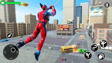 Spider Rope Hero Robot Rescueのおすすめ画像2