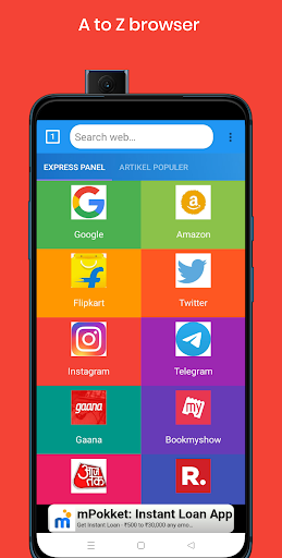 Android application A to Z Browser - Data safety screenshort