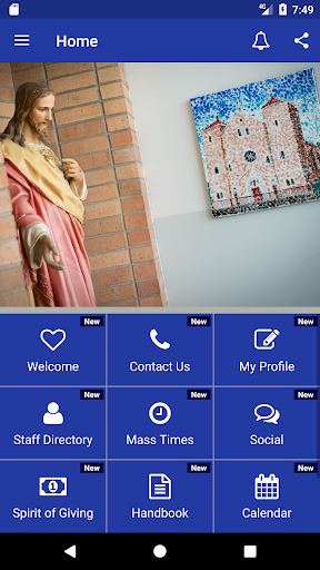 Android application Holy Name of Jesus School screenshort