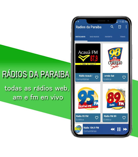 Android application Radios da Paraiba screenshort