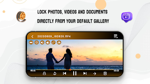 Android application Video Player- locker screenshort