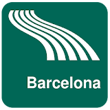 Barcelona Map offline icon