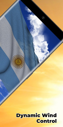Argentina Flag Live Wallpaper Screen 2