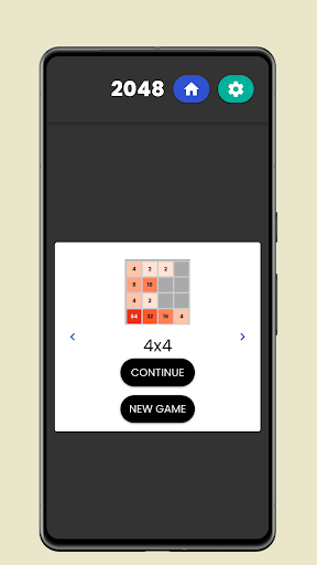 Android application 2048 screenshort