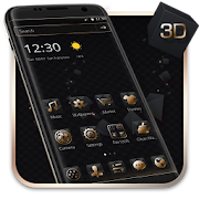 Luxury Golden 3D Black Tech 1.1.13 Icon