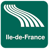 Ile-de-France Map offline icon