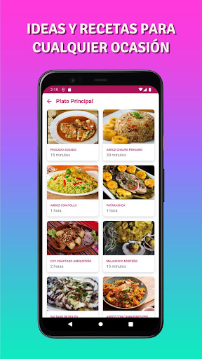 Recetas de Comidas Peruanas Screen 3