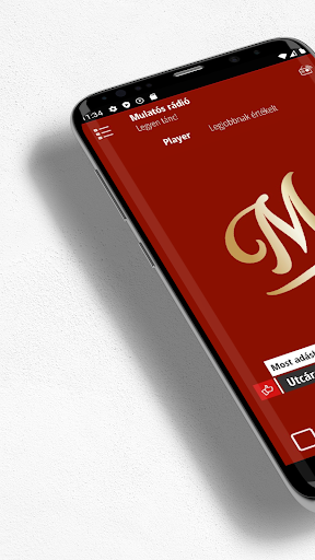 Android application Mulatós rádió screenshort